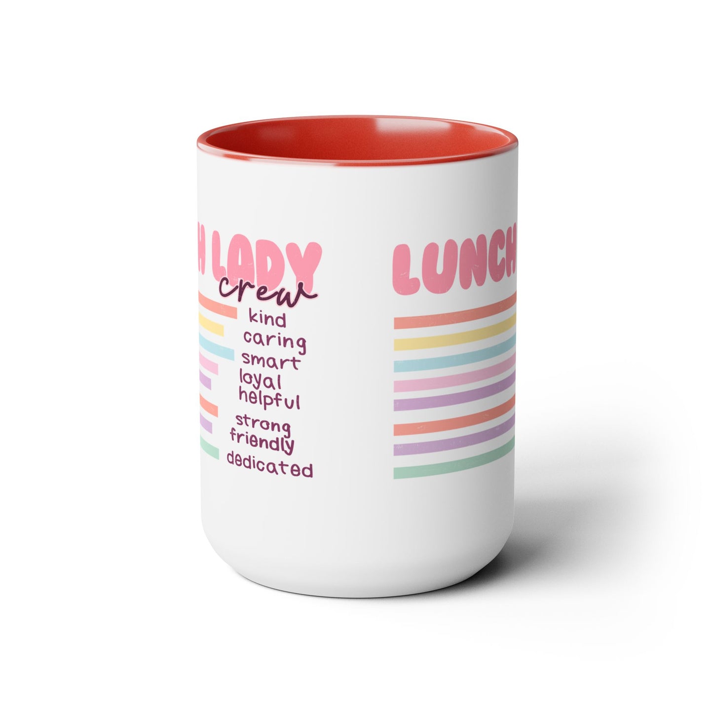 Lunch Lady Two-Tone Coffee Mug, 15oz