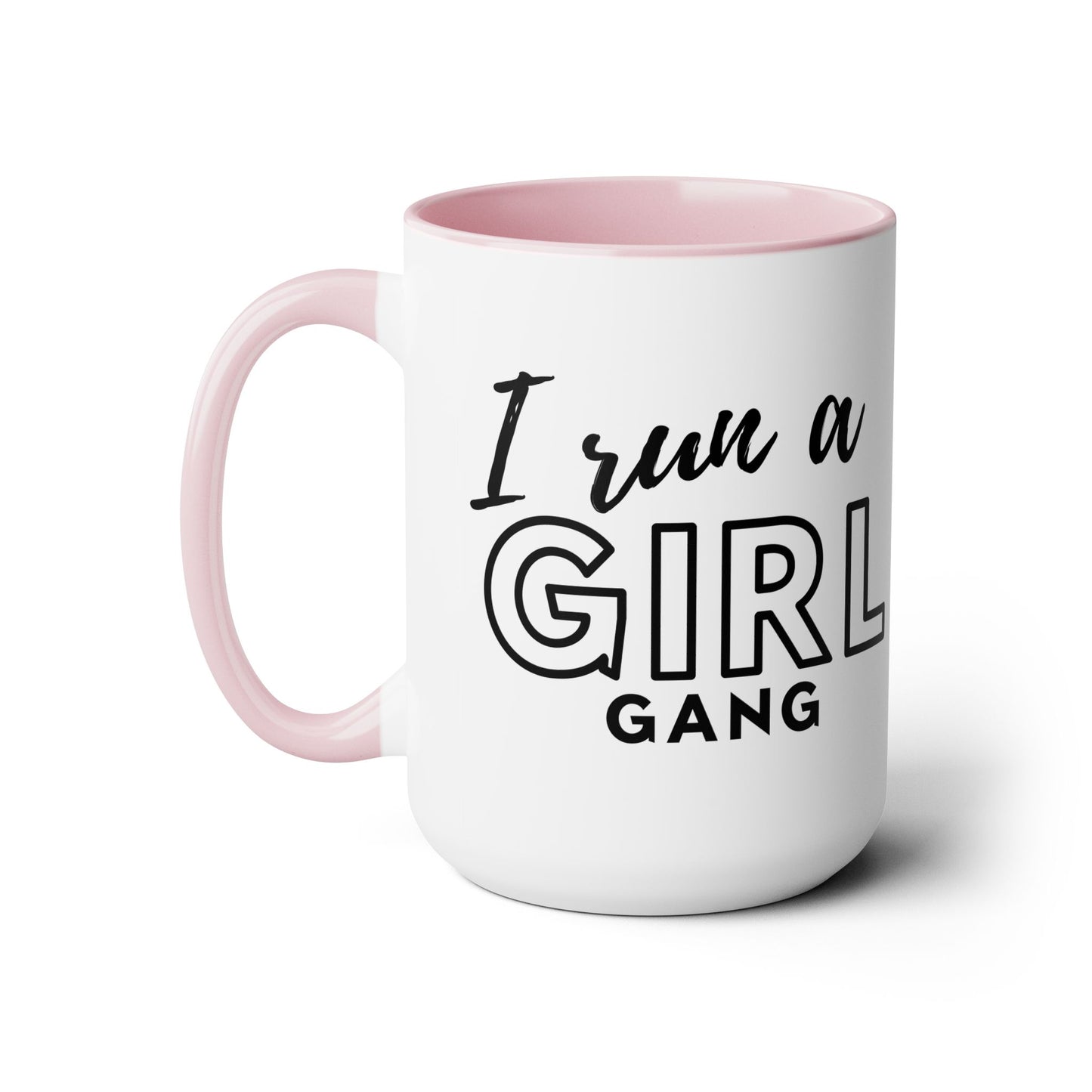 Girl Gang Two-Tone Coffee Mug, 15oz