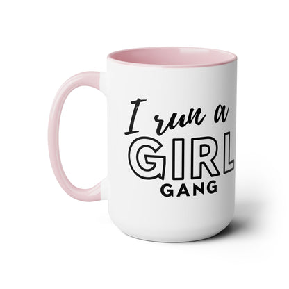 Girl Gang Two-Tone Coffee Mug, 15oz