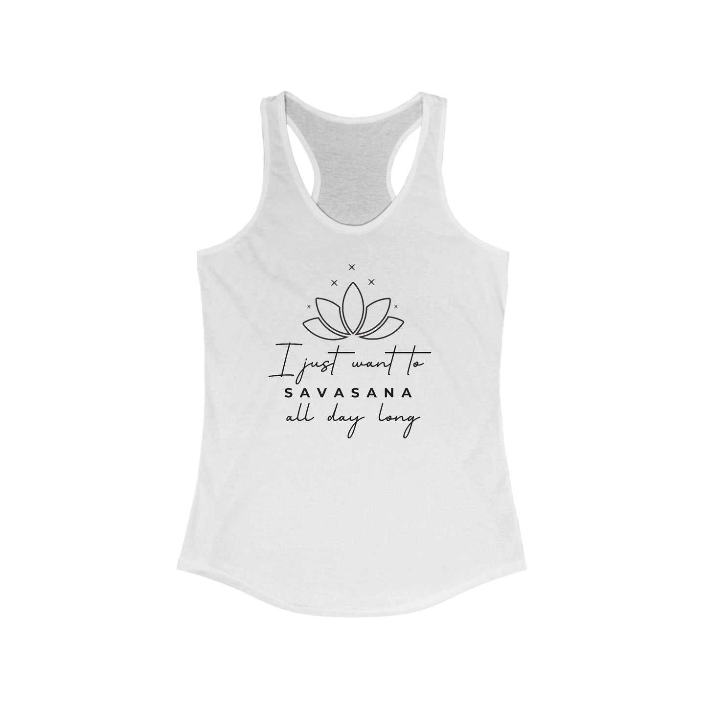 Yoga Quote Racerback Tank Printify Pikolelie Tank Top