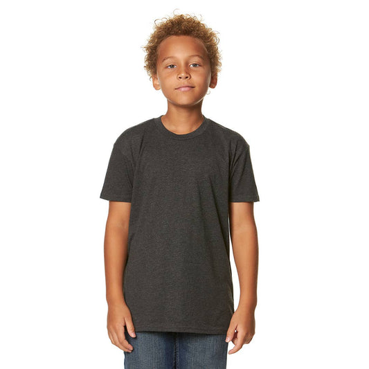 3502 - Youth Essential Tee: Charcoal Htr / XS Smart Blanks Pikolelie