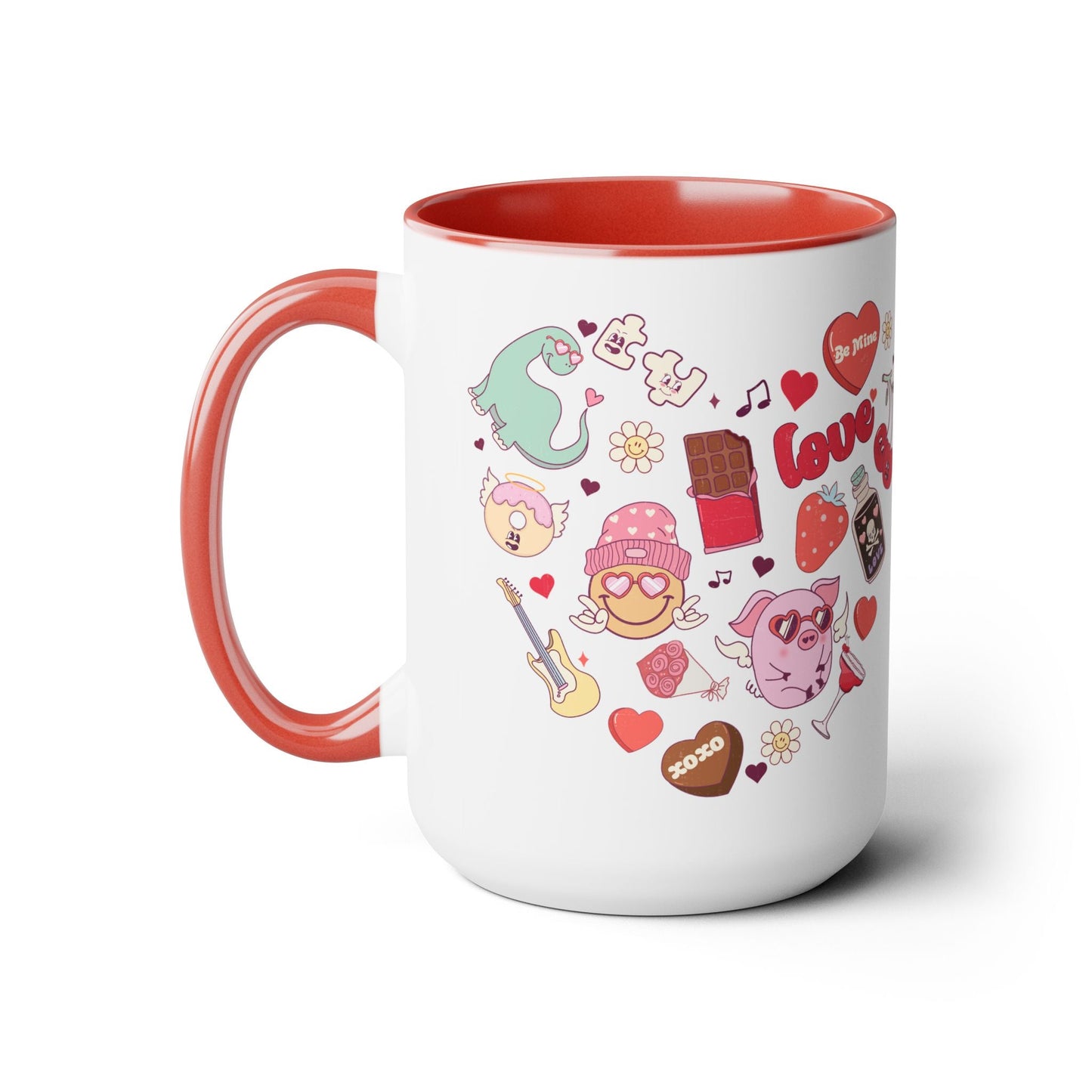 Heart You Two-Tone Coffee Mug, 15oz Printify Pikolelie Mug