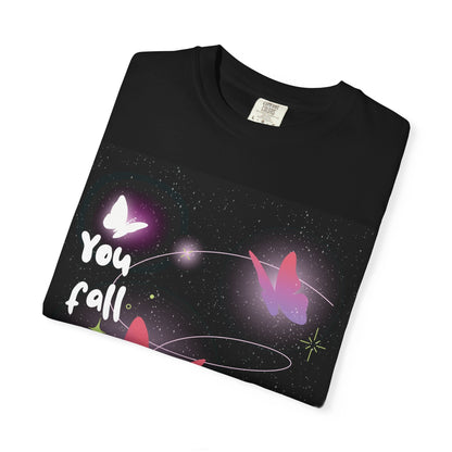 Inspirational Butterfly T‑Shirt — "You Fall Then You Fly Again" Printify Pikolelie T-Shirt