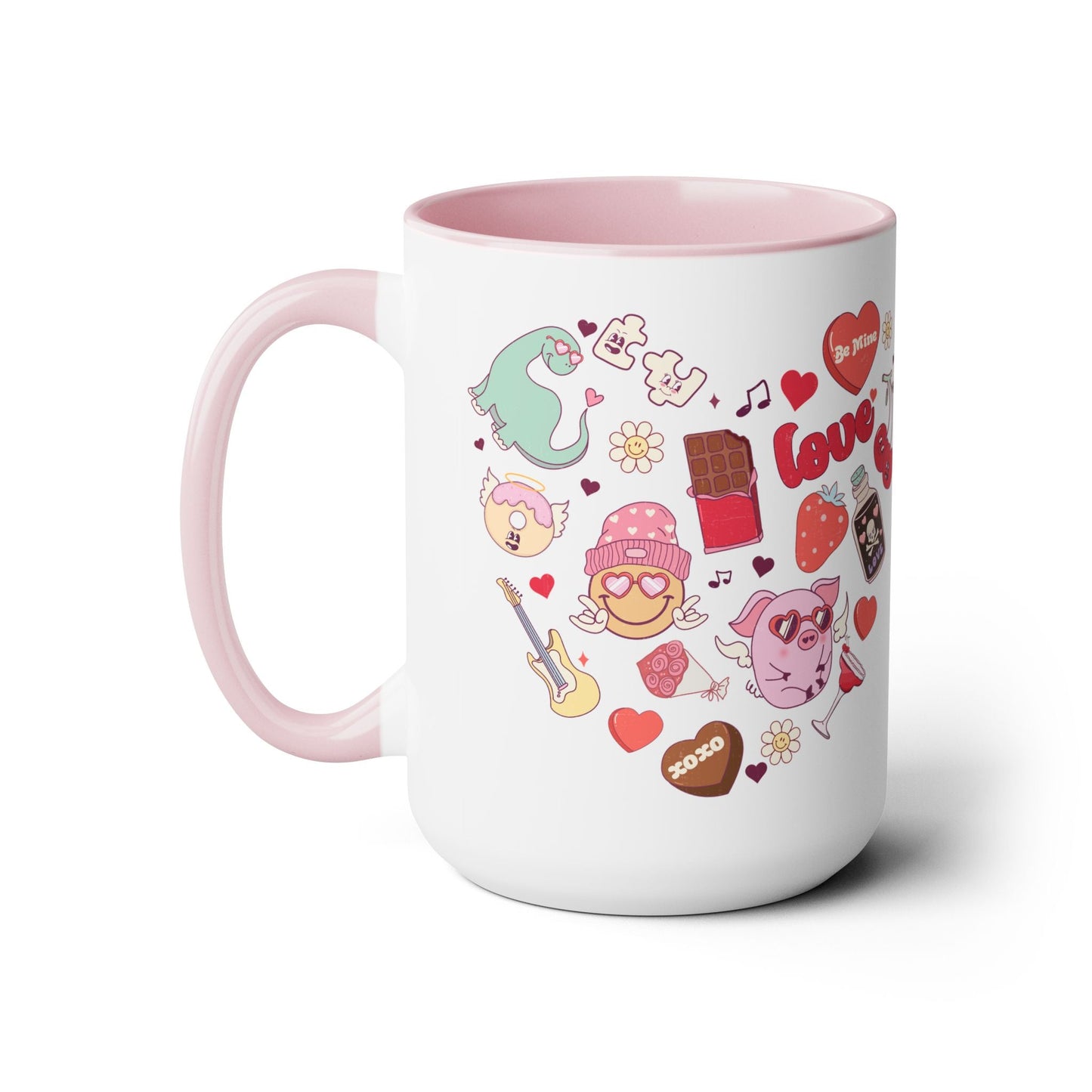Heart You Two-Tone Coffee Mug, 15oz Printify Pikolelie Mug