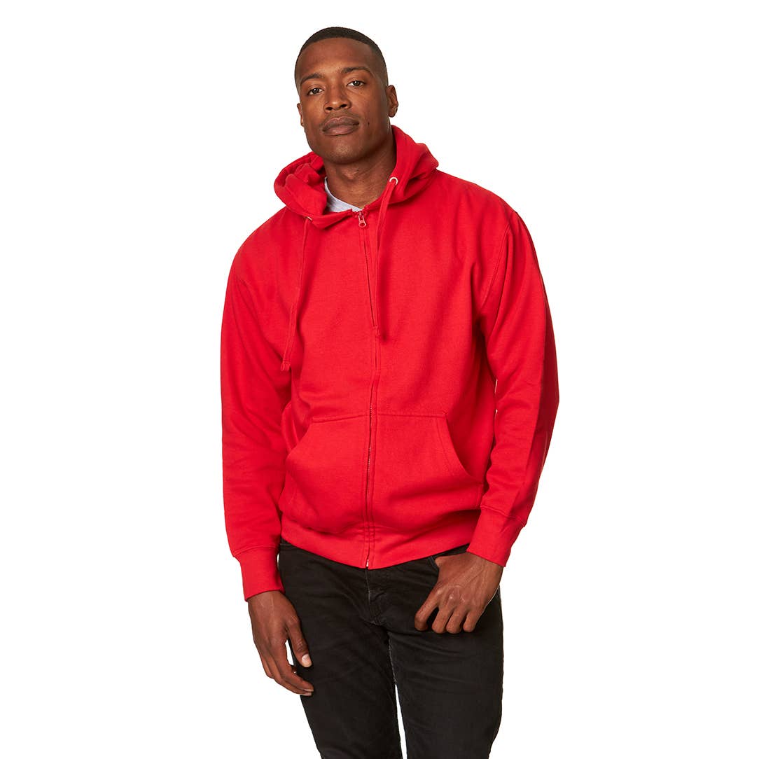 102- Adult Essential Zip Up Hoodie Smart Blanks Pikolelie