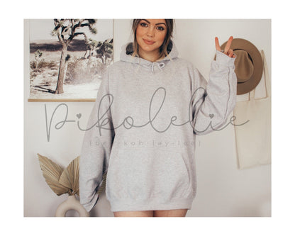 Gildan Hoodie (7 Colors Available) Merch By Ang Pikolelie (pee-koh-lay-lee) Activewear Apparel