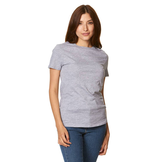 4001 - Women's Essential Tee: Heather Grey / Medium Smart Blanks Pikolelie