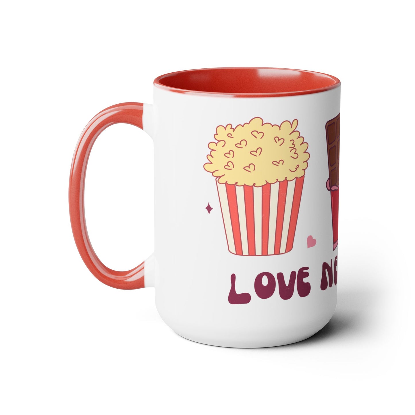Love Never Fails Two-Tone Coffee Mug, 15oz