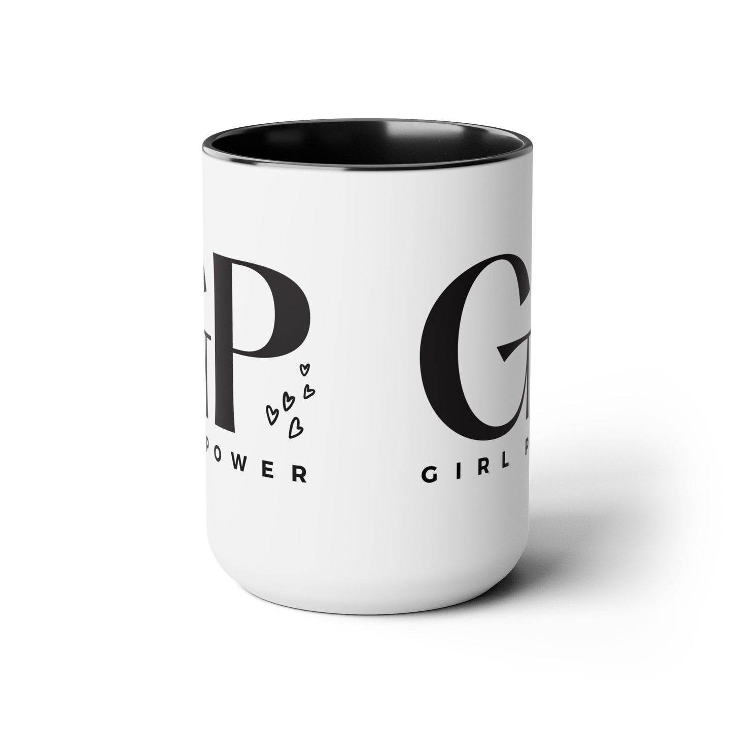 Girl Power Two-Tone Coffee Mug, 15oz