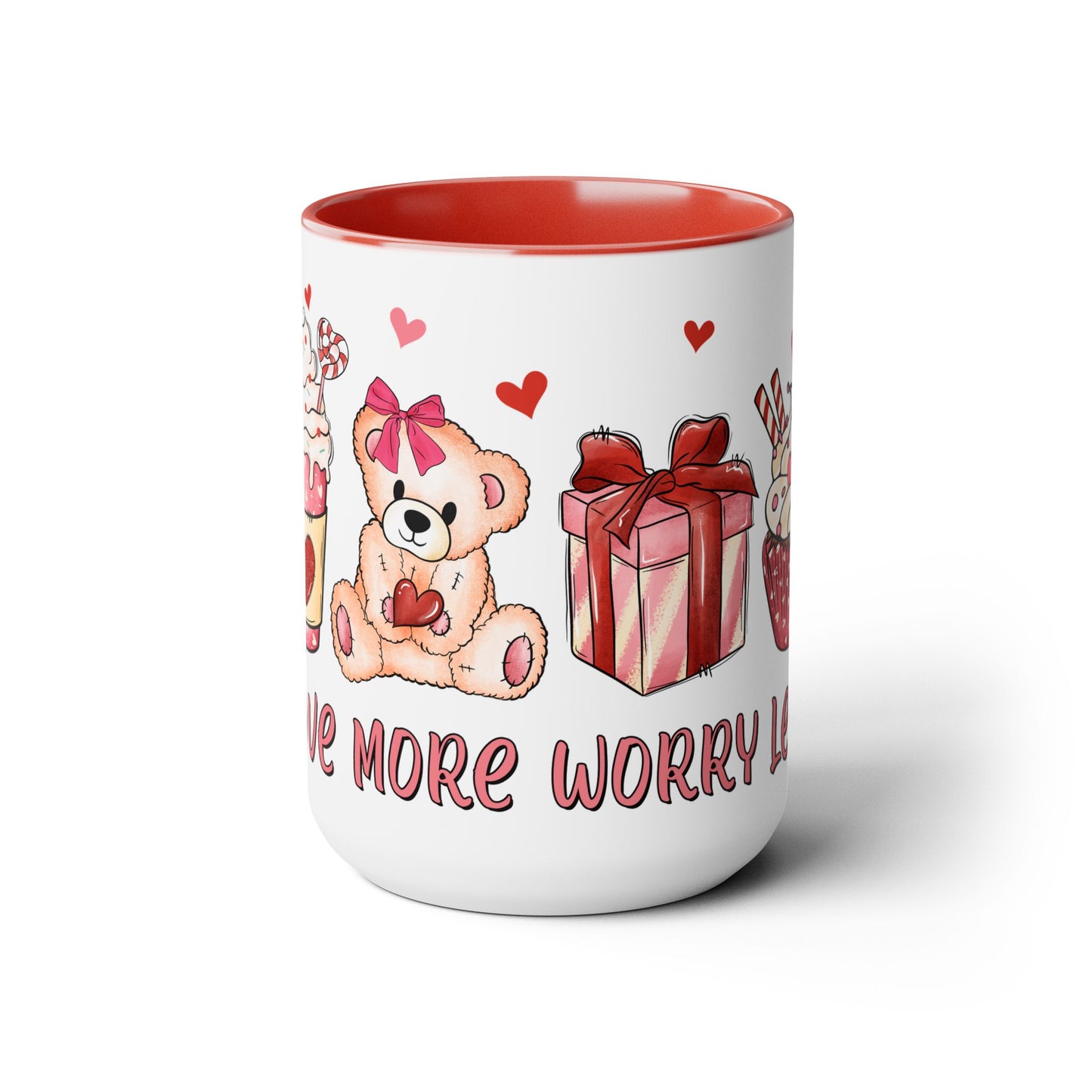 Love More Two-Tone Coffee Mug, 15oz