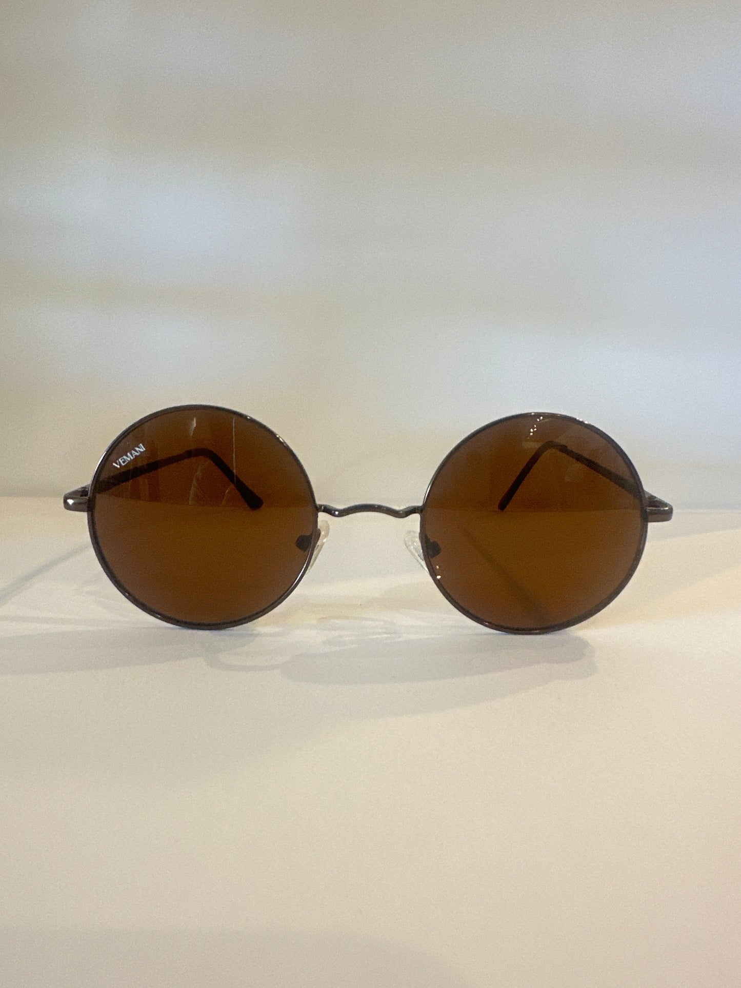 Brown Round Sunglasses Pikolelie Pikolelie