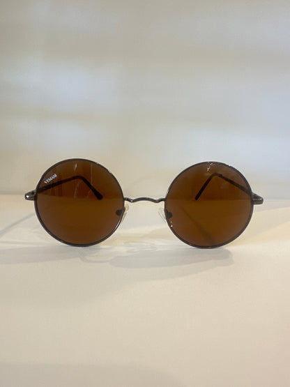 Brown Round Sunglasses Pikolelie Pikolelie