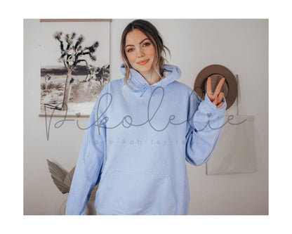 Gildan Hoodie (7 Colors Available) Merch By Ang Pikolelie (pee-koh-lay-lee) Activewear Apparel