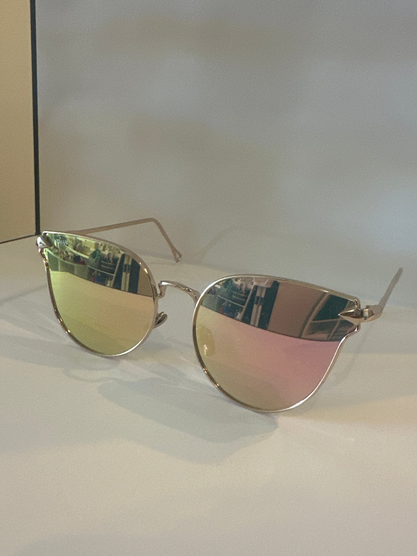 Pink Chrome Sunglasses Pikolelie Pikolelie