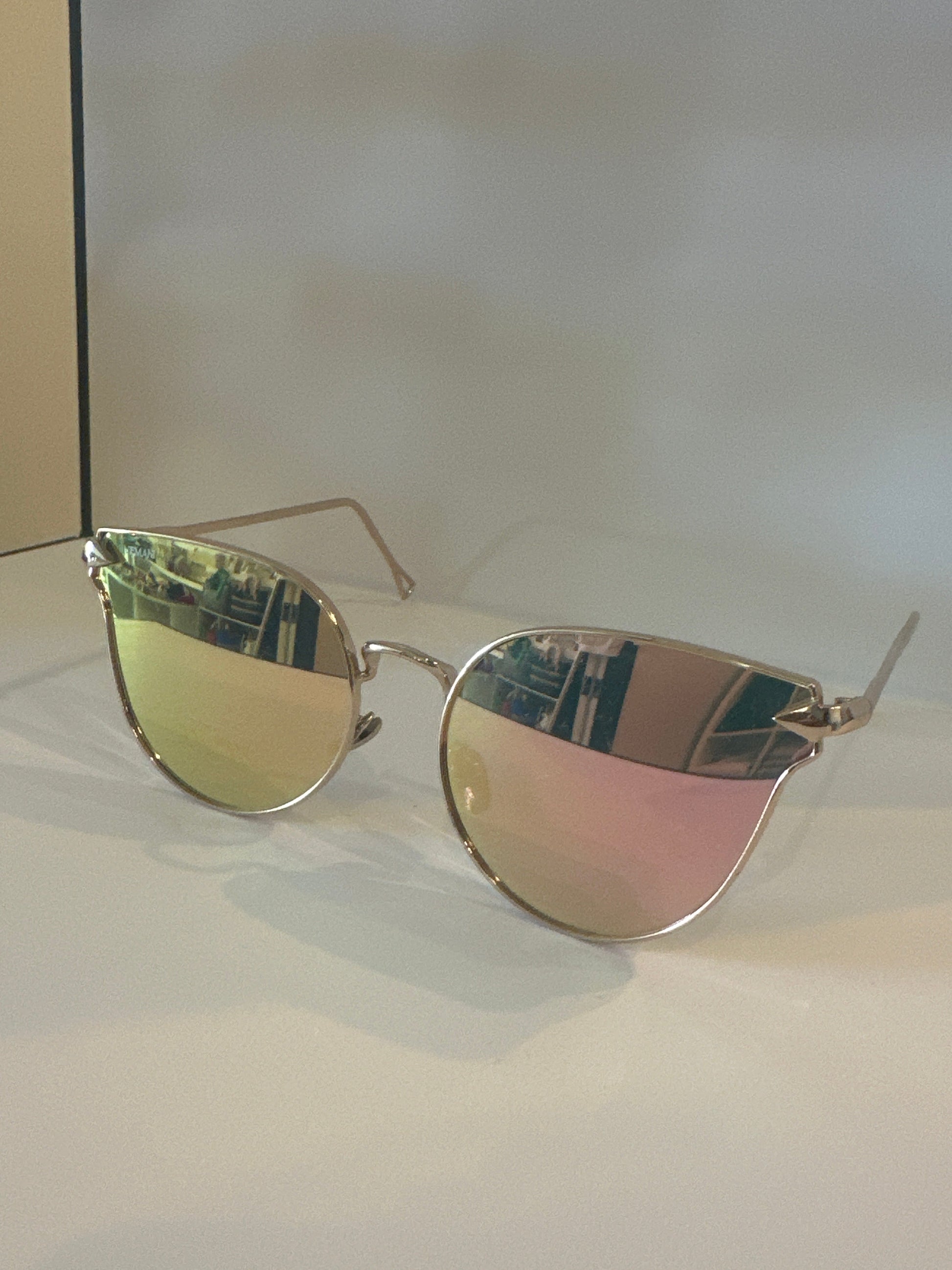 Pink Chrome Sunglasses Pikolelie Pikolelie