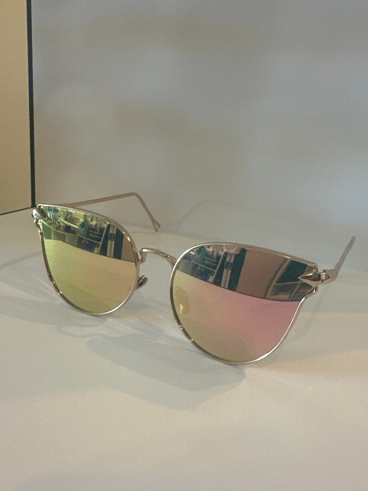 Pink Chrome Sunglasses Pikolelie Pikolelie