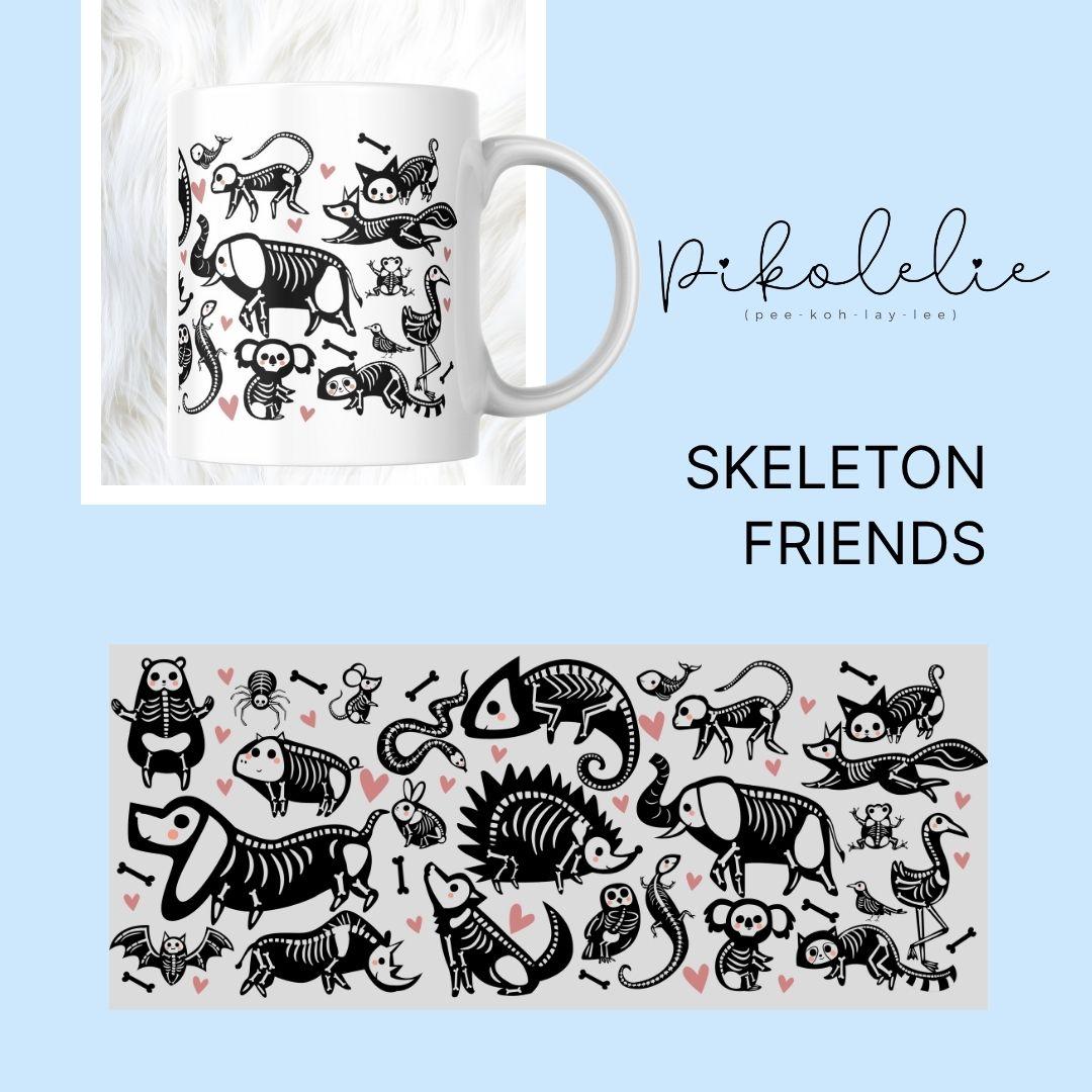 Skeleton Friends Mug Pikolelie Pikolelie