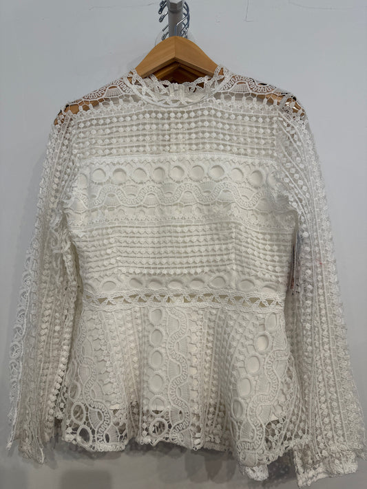 Lace Raverie Peplum Too Pikolelie Pikolelie