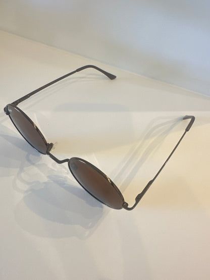 Brown Round Sunglasses Pikolelie Pikolelie