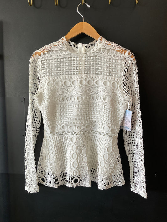 Lace Reverie Plepum Top Pikolelie Pikolelie