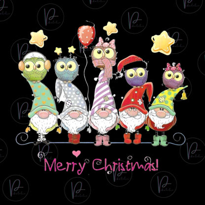 Cute Christmas Gnomes Merch By Ang Pikolelie (pee-koh-lay-lee) Activewear