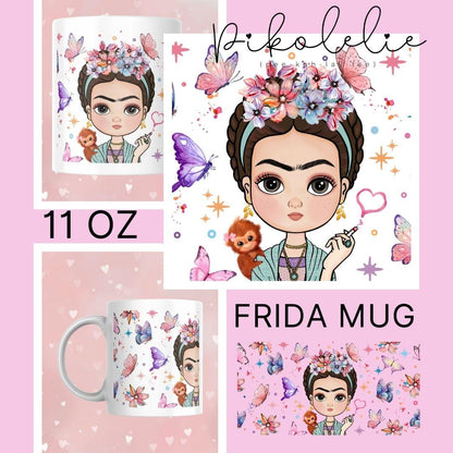 Frida Mug 11oz Pikolelie Pikolelie