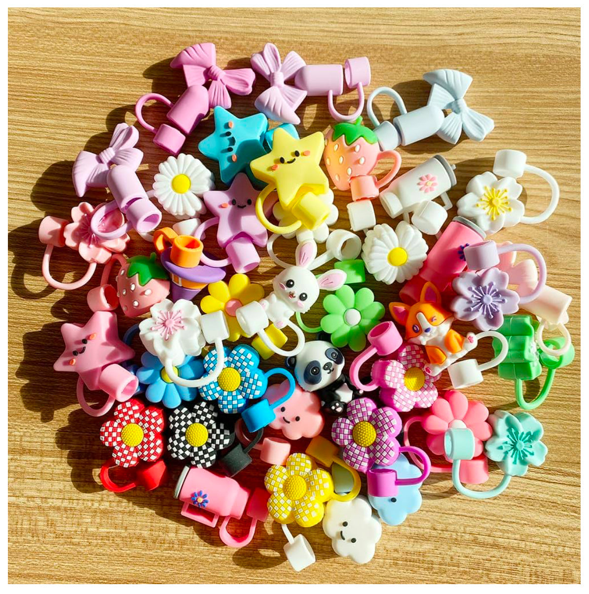 craft fair straw toppers Pikolelie (pee-koh-lay-lee) Activewear Pikolelie Straw topper