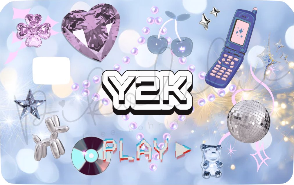 Baddie Y2K Inspired Credit Card Skins (Set of 9) Pikolelie Pikolelie Vinyl