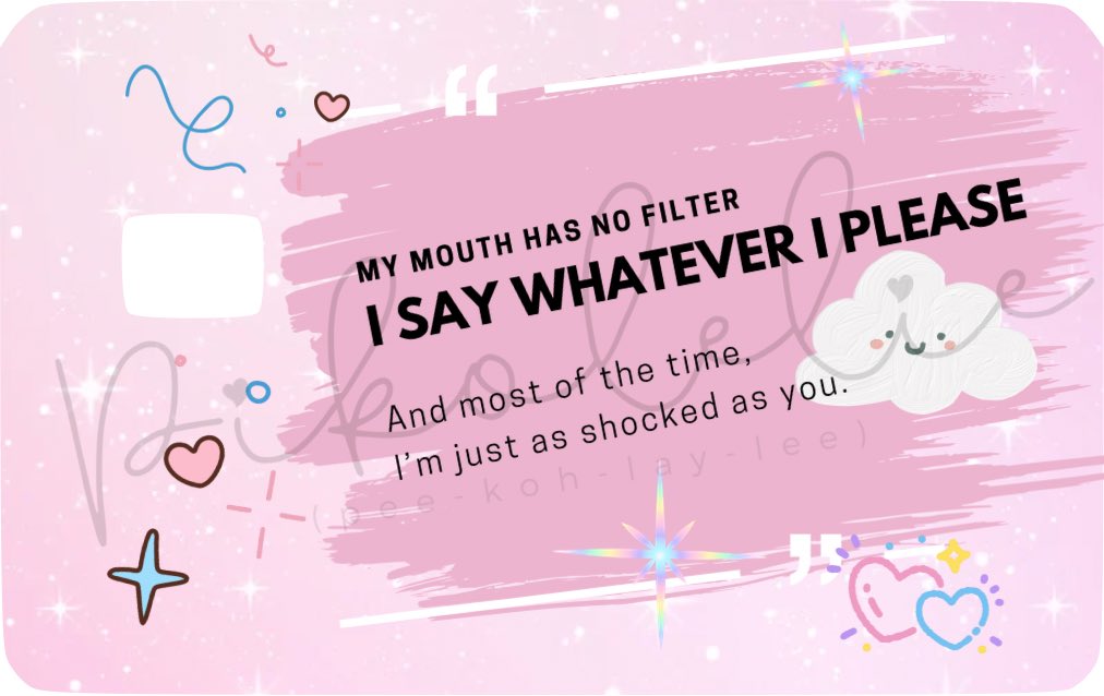 Girlie Y2K Inspired Credit Card Skins (Set of 9) Pikolelie Pikolelie Vinyl