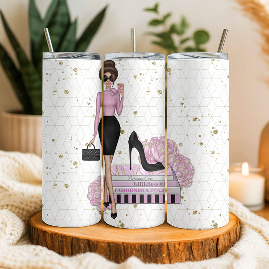 Paris Girl Tumbler Pikolelie Pikolelie Tumbler