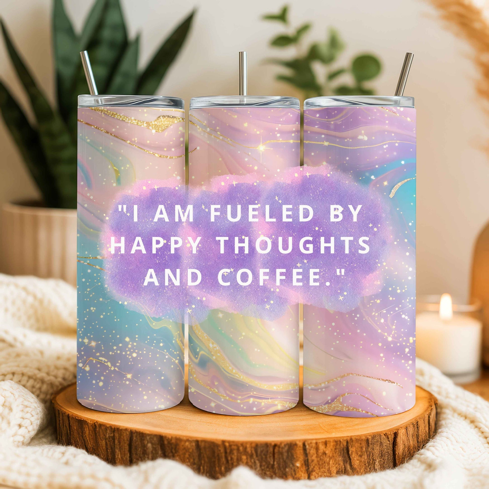Happy Thoughts Tumbler Pikolelie Pikolelie Tumbler
