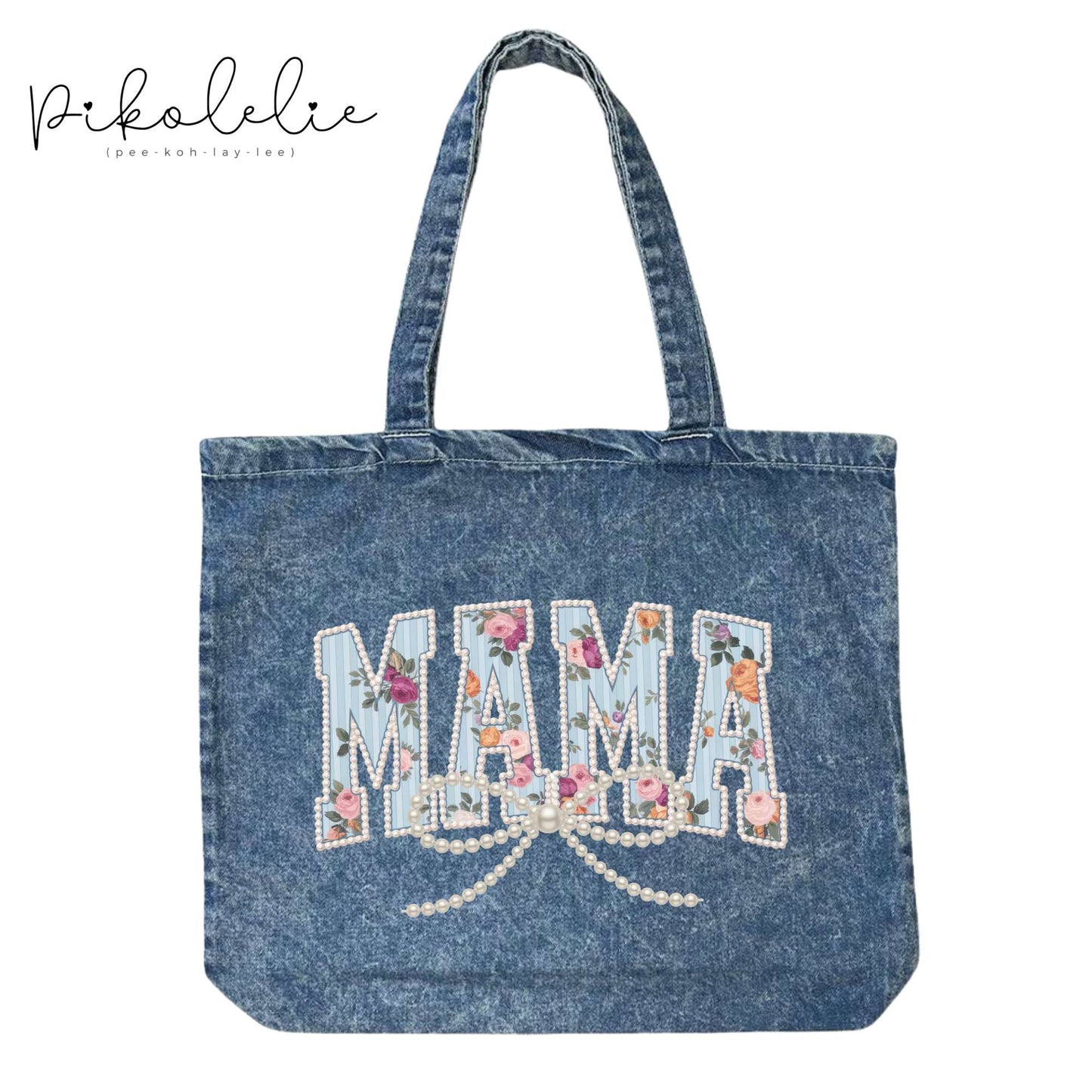 MaMa Denim Tote Pikolelie Pikolelie