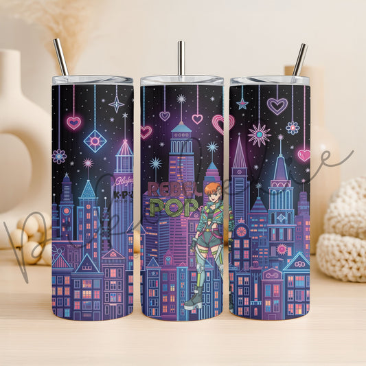 Anti Social Club 20oz Skinny Tumbler Pikolelie Pikolelie Tumbler