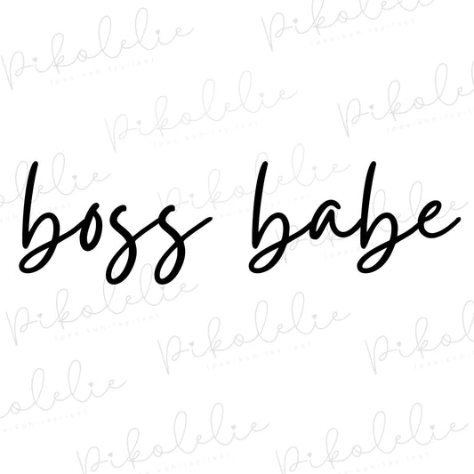 Boss Babe Pikolelie Pikolelie (pee-koh-lay-lee) Activewear Vinyl