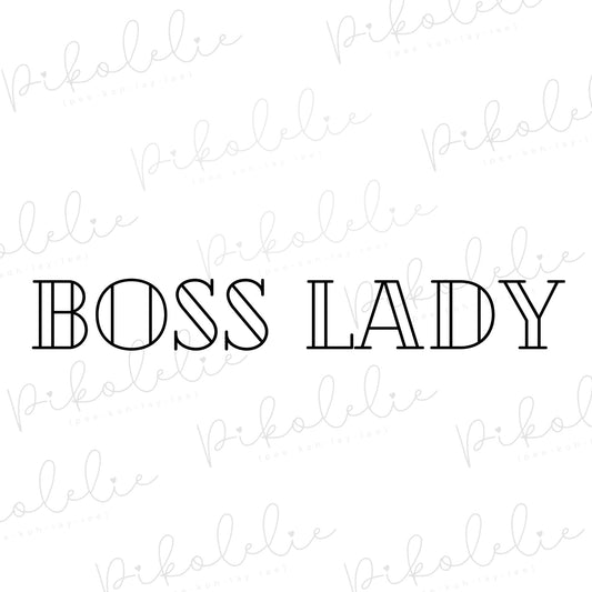 Boss Lady Pikolelie Pikolelie (pee-koh-lay-lee) Activewear Vinyl