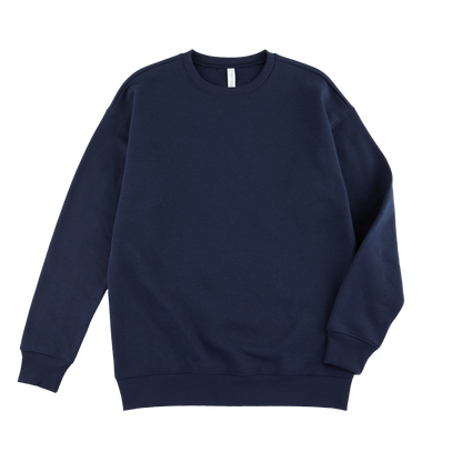 Blank Long Sleeve Sweatshirt: 2TONE BLACK / M Honestee Pikolelie
