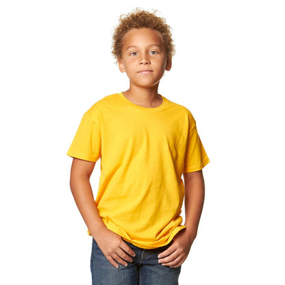 3502 - Youth Essential Tee: Charcoal Htr / S Smart Blanks Pikolelie