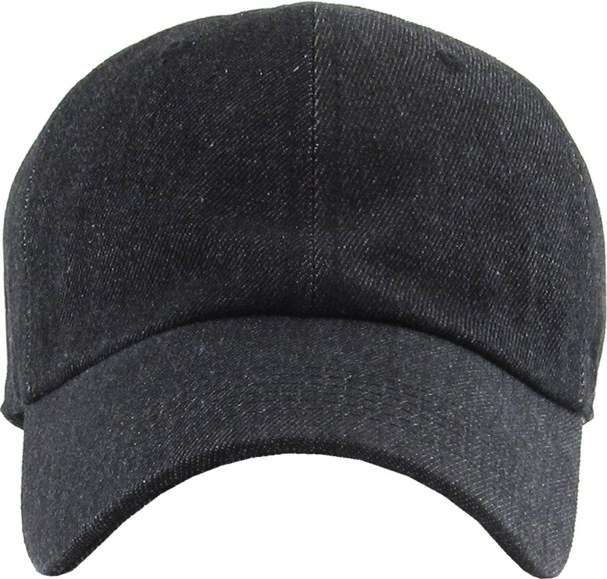 Blank Low Profile Cotton Baseball Cap: BDM KBETHOS Pikolelie