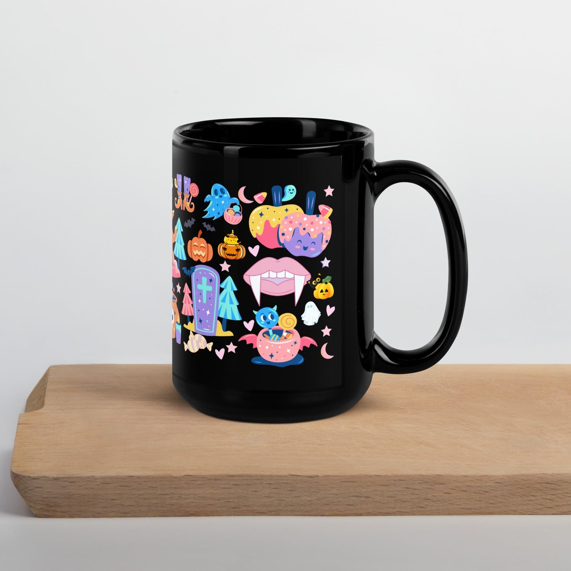 Blank Mug 15oz (Black) Pikolelie Pikolelie Mug