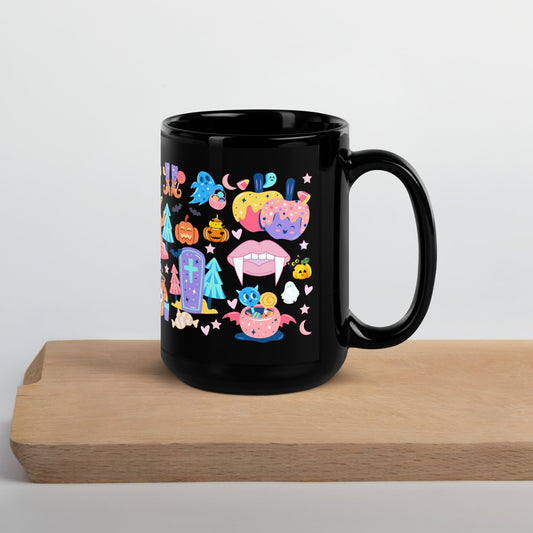 Blank Mug 15oz (Black) Pikolelie Pikolelie Mug