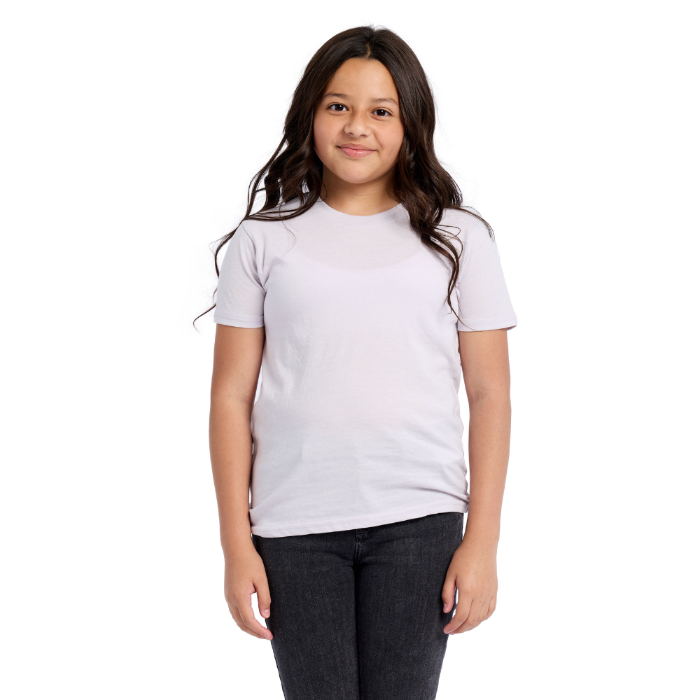 3502 - Youth Essential Tee: Charcoal Htr / S Smart Blanks Pikolelie
