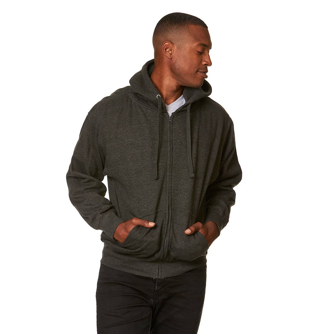 102- Adult Essential Zip Up Hoodie Smart Blanks Pikolelie