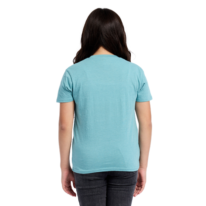 3502 - Youth Essential Tee: Charcoal Htr / S Smart Blanks Pikolelie