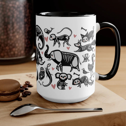 Skeleton Friends Mug Pikolelie Pikolelie