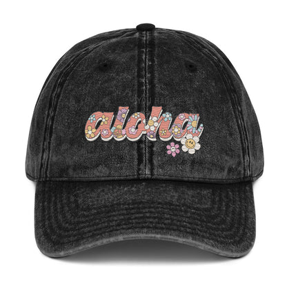 Aloha Vintage Cotton Twill Cap Pikolelie Pikolelie