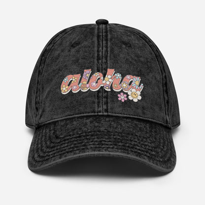 Aloha Vintage Cotton Twill Cap Pikolelie Pikolelie