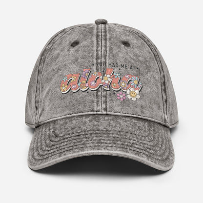 Aloha Vintage Cotton Twill Cap Pikolelie Pikolelie