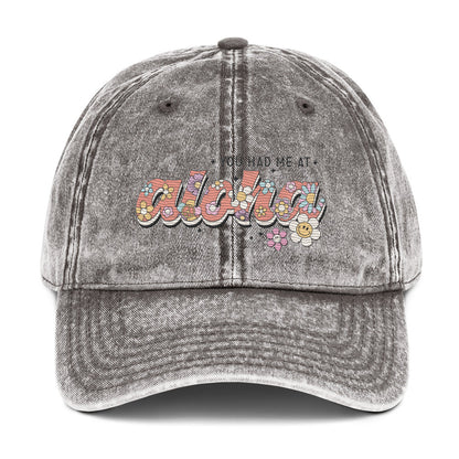 Aloha Vintage Cotton Twill Cap Pikolelie Pikolelie