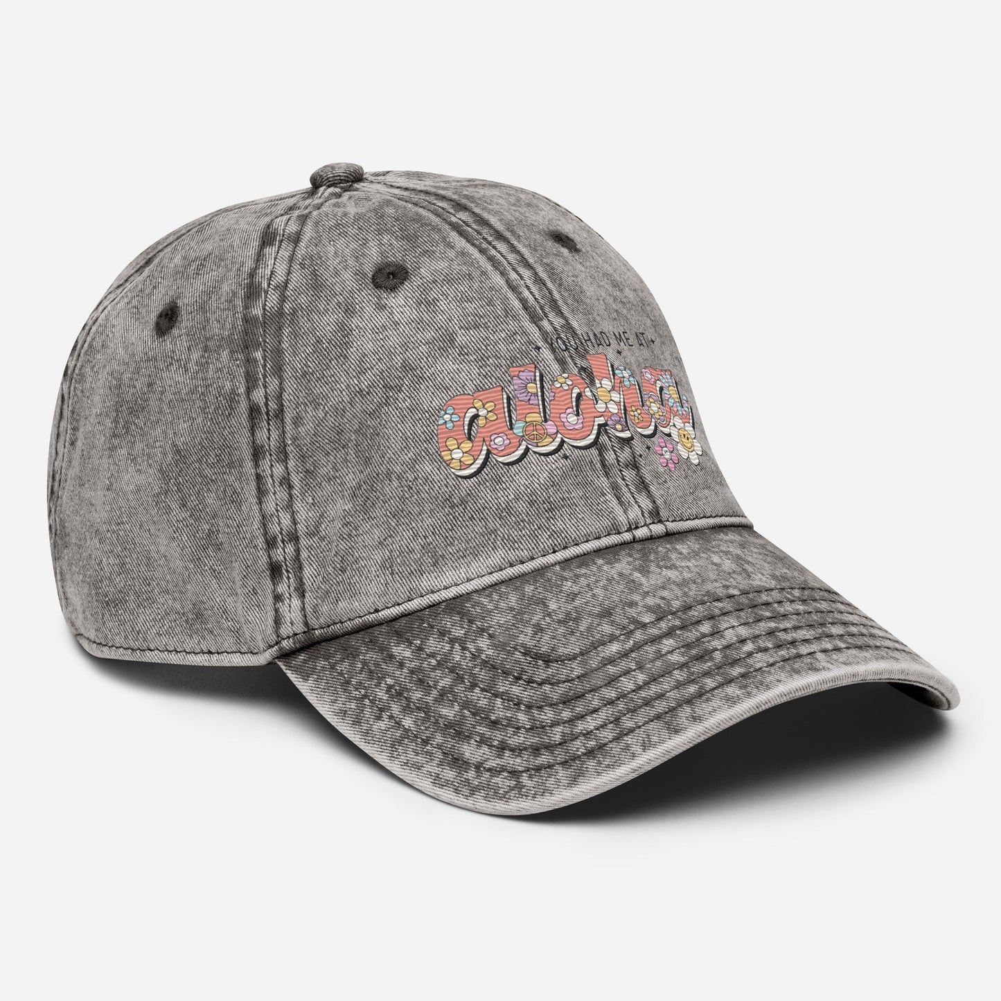 Aloha Vintage Cotton Twill Cap Pikolelie Pikolelie