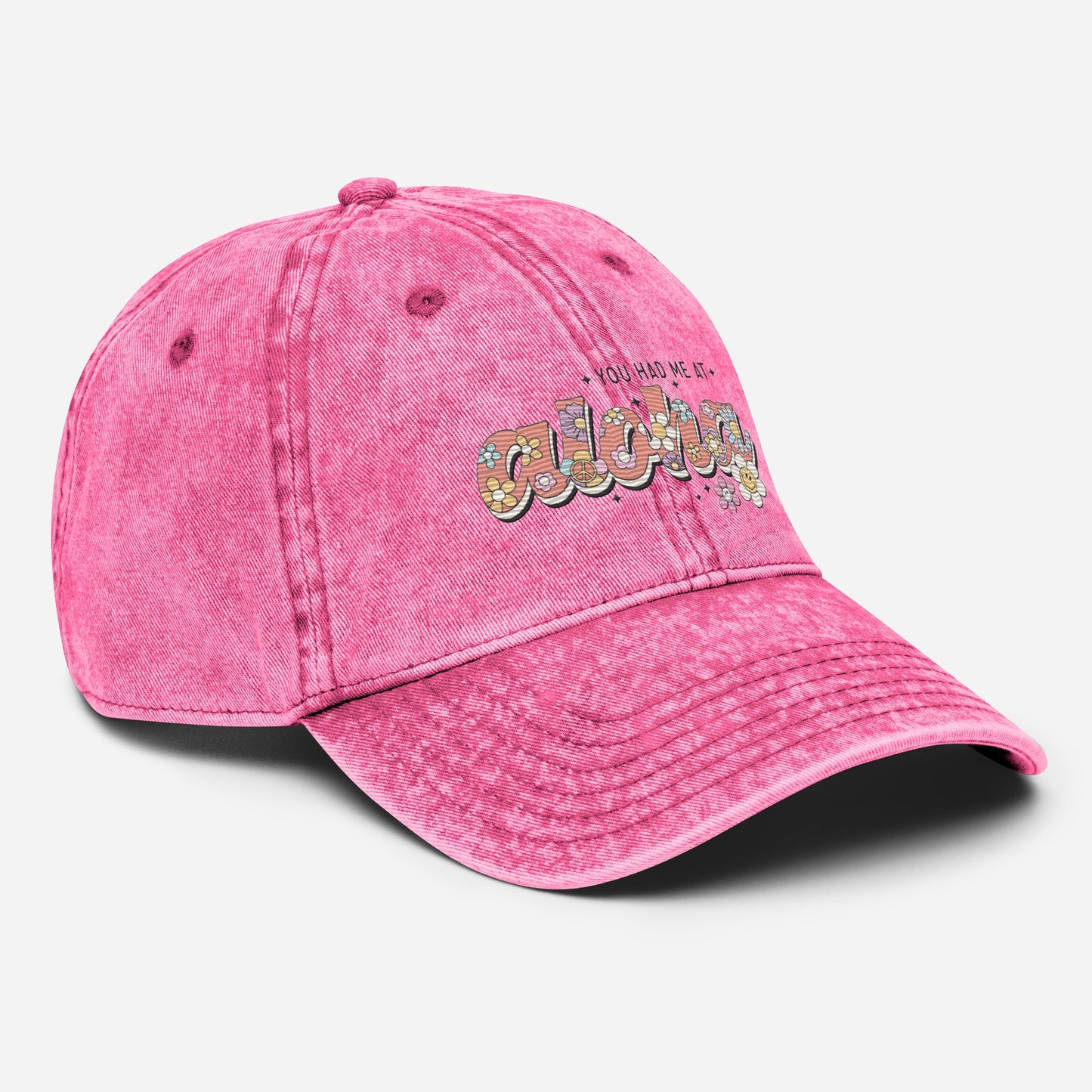 Aloha Vintage Cotton Twill Cap Pikolelie Pikolelie